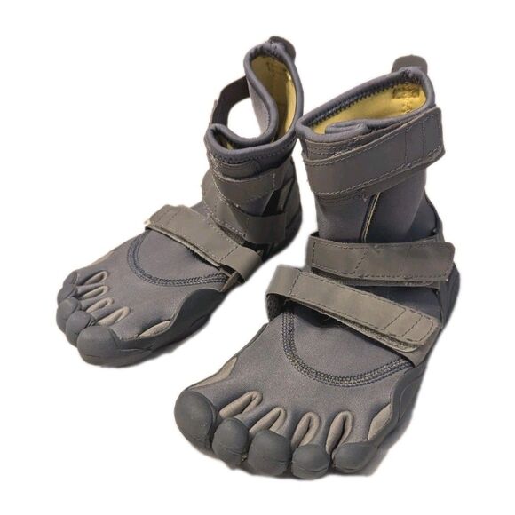 Vibram Women's Fivefingers Surge Shoes 2mm Neoprene Gray Yellow Size W36 US 6.5 - Picture 3 of 9